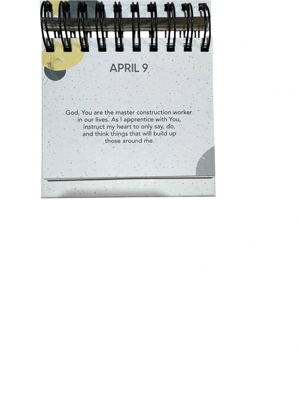 Christian Inspirational Desk Calendar Bundle Set of 4